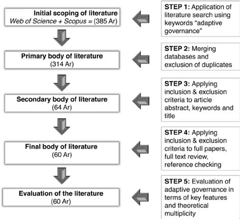 step  step description   systematic review process adapted