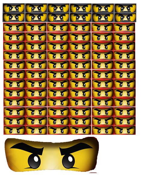 ninjago eyes printable