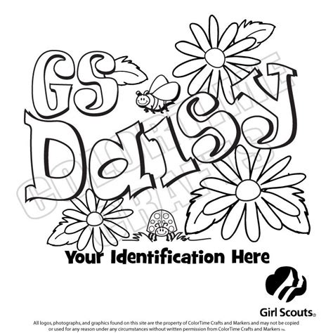 coloring page girl scout daisy activities girl scouts daisy girl scouts