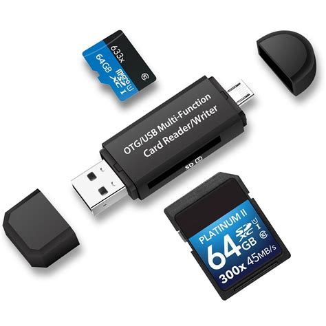 Tsv Micro Usb Otg To Usb 2 0 Adapter Sd Micro Sd Card Reader With