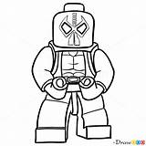 Bane Lego Draw Heroes Super Lesson17 Legosuperheroes Tutorials Step Webmaster Drawdoo автором обновлено March sketch template
