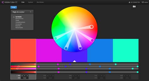 cercle chromatique adobe cercle chromatique