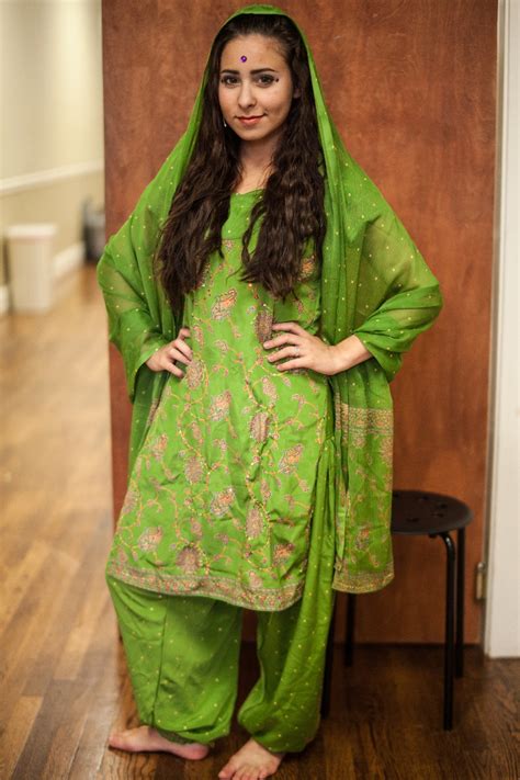 Ancient Persian Women’s Full Outfit Bright Green Logos Theatre Rentals