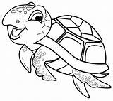 Turtle Coloring Sea Pages Drawing Color Cartoon Nemo Finding Deep Creatures Yertle Kids Colouring Getdrawings Cute Drawings Paintingvalley Clipart Library sketch template