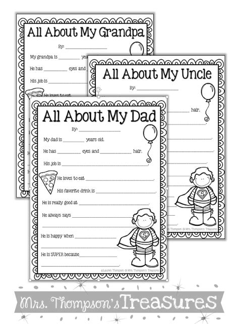 fathers day questionnaire  thompsons treasures