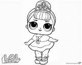 Lol Coloring Pages Doll Surprise Queen Crystal Printable Bee Genie Getcolorings Color Glitter Drawing Stroy Arenda Printing Print Bettercoloring sketch template