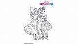 Princesse Paillettes Royaume Dreamtopia Coloriages sketch template