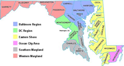 Pezudarnas Coubty Map Of Maryland