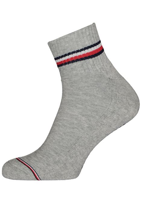 tommy hilfiger iconic quarter socks  pack heren sneaker sportsokken sale tot