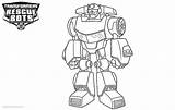 Rescue Coloring Bots Chase Pages Transformers Printable Kids Color Bettercoloring Template sketch template