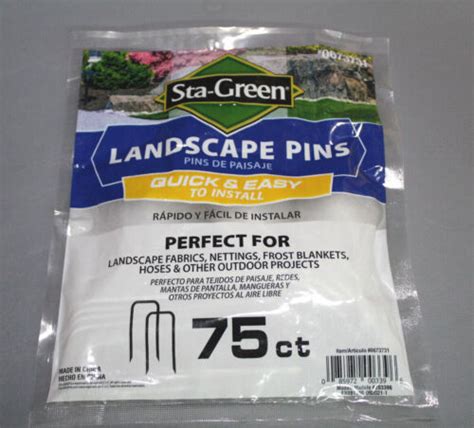 New Sta Green Landscape Pins 75 Count 0673731 85972003396 Ebay