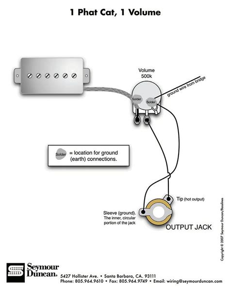 simple guitar wiring diagram