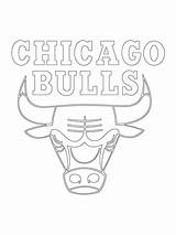 Bulls Chicago Logo Coloring Nba Pages Bull Printable Drawing Supercoloring Red Sport Logos Ruby Bridges Color Stencil Sports Sheet Wallpapers sketch template