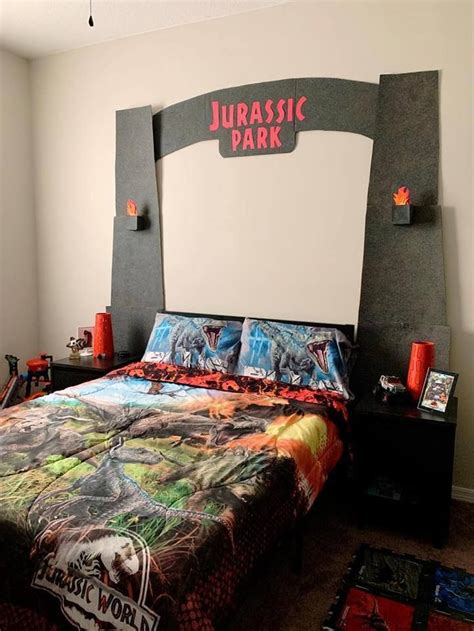 At Home Imagineering Jurassic Park Bedroom Inside The Magic