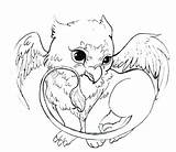 Dragon Coloring Pages Baby Cute Getcolorings Adults Color sketch template