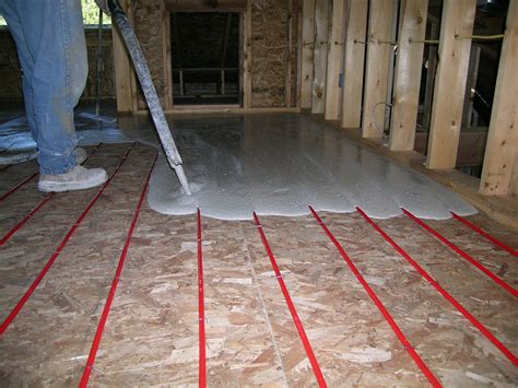 installing radiant floor heating  existing concrete slab viewfloorco