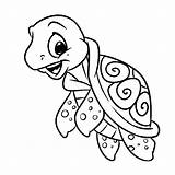 Turtle Sea Color Drawing Coloring Colouring Pages Turtles Baby Clipartmag sketch template