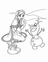 Frozen Kolorowanki Dzieci Olaf Kraina Lodu sketch template