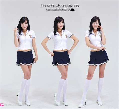 cute asian girl school girl yook ji hye