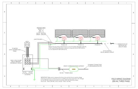 field wiring diagram  vac  phase
