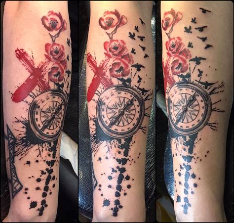 Artistic Look Trash Polka Tattoo Images To Choose Body
