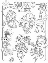 Trolls Coloring Tour Pages Printable Poppy Kids Queens Kings Sheet Color Sheets Print Book Youloveit Princess Popular sketch template