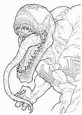 Venom Coloring Pages Print Library Clipart Colouring Kids sketch template