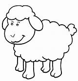 Lamb Chop Coloring Pages Sheep sketch template