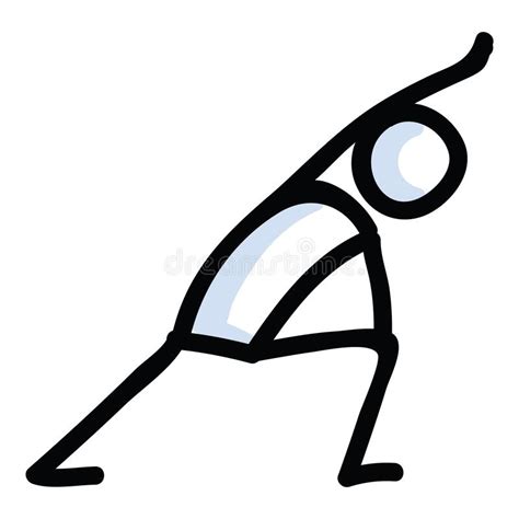 web design  set   yoga pose stick figure  icon images