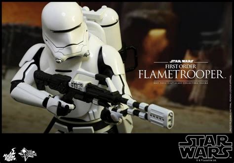 hot toys star wars force awakens  order flametrooper