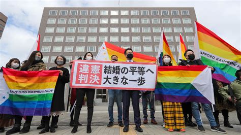 japan s same sex marriage ban ruled unconstitutional by