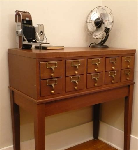 reserved listing vintage library card catalog wooden  actionltd