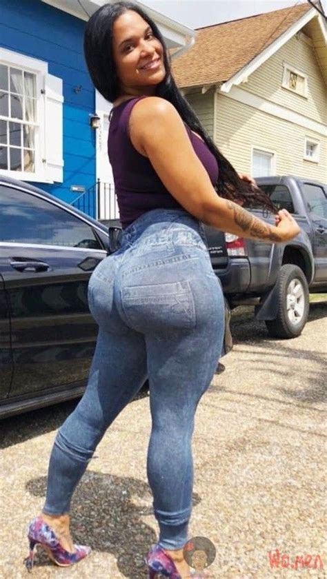 banging ass in booty jeans tight skin plump butt curvy thick models plus size fashion in 2019