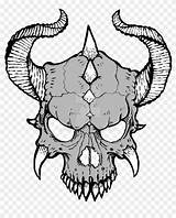Skull Horns Skulls Skeleton Horned Sharpie Pngfind Clipartmag Hirschler Pinclipart Meister Drawingwow sketch template