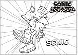Sonic Coloring Pages Boom Print Lost Slw Hedgehog  Board Kids Colour Size Choose sketch template
