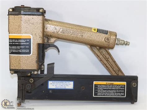 duo fast air nailer kastner auctions