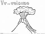 Volcano Coloring Letter Pages Starfall Vv Letters Activities Sheet Apple 0a Alphabet Sheets Teacherspayteachers sketch template