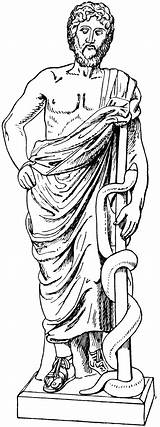 Asclepius Greek Clipart Rod Serpent Mortality Zeus Etc Mythology Symbol 1903 Morey Gods Usf Edu Small Original Large Physician sketch template