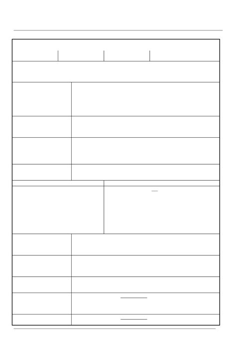 blank project management templates