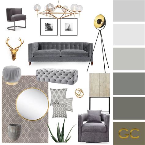 grey moodboard living room living room decor gray grey interior design mood board living room