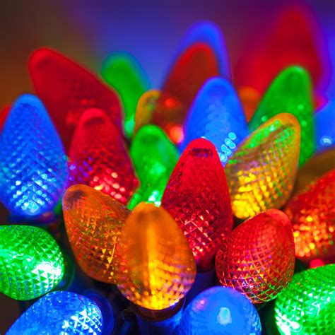 Buy Wintergreen Lighting 25ct C7 Led Multi Color Christmas Lights 8
