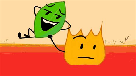 Bfb Firey Dumb  Bfb Firey Dumb Leafy Descubre And Comparte S