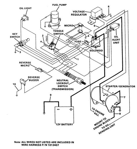 club car ds  volt wiring diagram