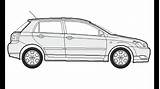 Corolla Toyota Draw sketch template