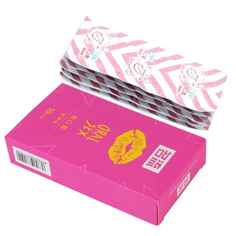 olo 10pcs box oral sex condom safe contraception cherry flavor natural