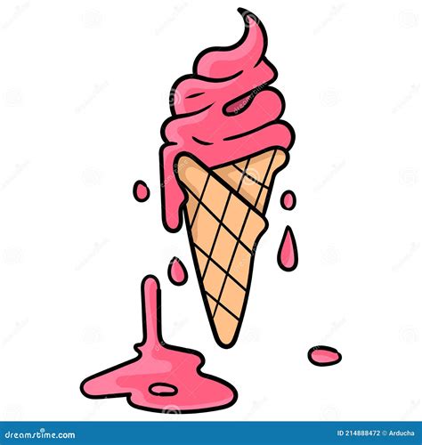 dripping ice cream cone drawing colorboardfashiondesignportfolio