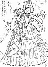 Precure Coloring Hugtto Anime Emiru Aisaki Amour Lulu Official Line Zerochan sketch template