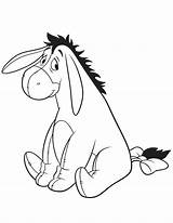 Eeyore Coloring Pooh Pages Winnie Drawing Disney Printable Clipart Kids Cartoon Baby Piglet Line Tattoo Colouring Books Tigger Patterns Adult sketch template
