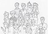 Glee Cast Coloring Pages Tv Getdrawings Drawing Adult Things Shows Sketch Sketchite sketch template
