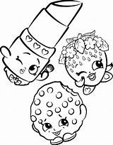 Lips Coloring Shopkins Lippy Pages Getcolorings Printable sketch template
